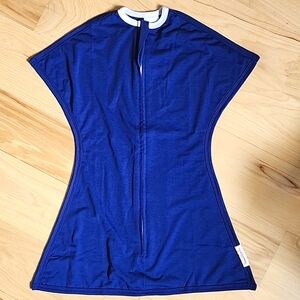 Sleeping Baby Navy Zipadee-Zip Sleepsack, size extra-small / 3-6m